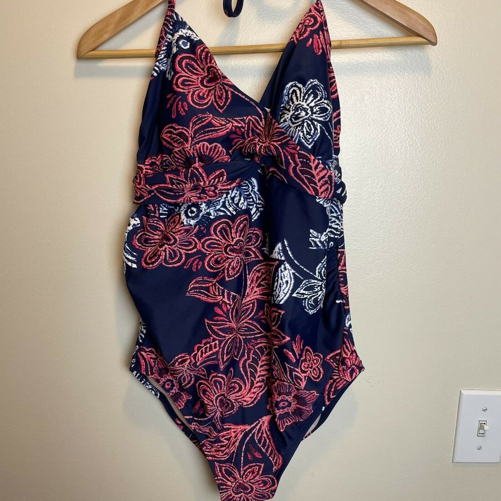 Isabel Maternity One Piece Halter Swimsuit